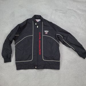 Carl Edwards Nascar Jacket XL Black Office Depot 99 Chase Authentic Racing Nylon